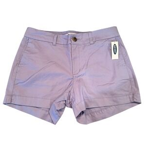 Old Navy Everyday Shorts Lavender Purple Cotton Blend Casual Size 8 NWT